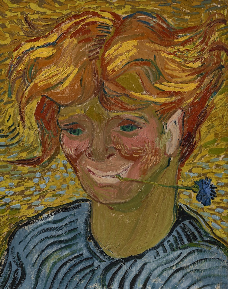 Jeune homme au bleuet by Vincent van Gogh