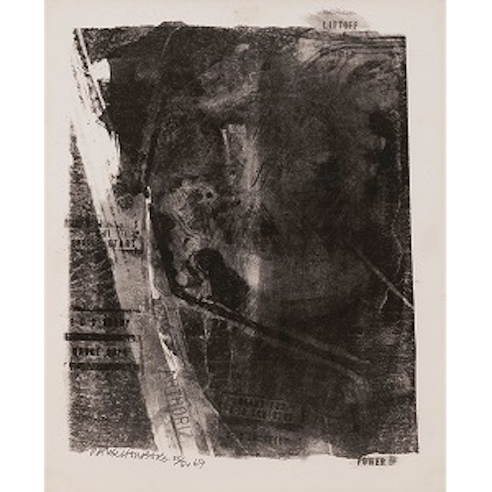 Rack, from Stoned Moon Series (Gemini 172) by Robert Rauschenberg