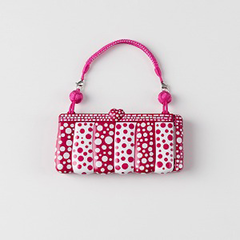 Hand Bag for Space Travel from the KDDI's brand, "iida" by Yayoi Kusama