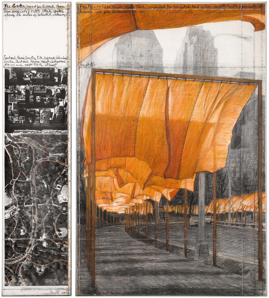 The Gates (Project for Central Park, New York City) by Christo