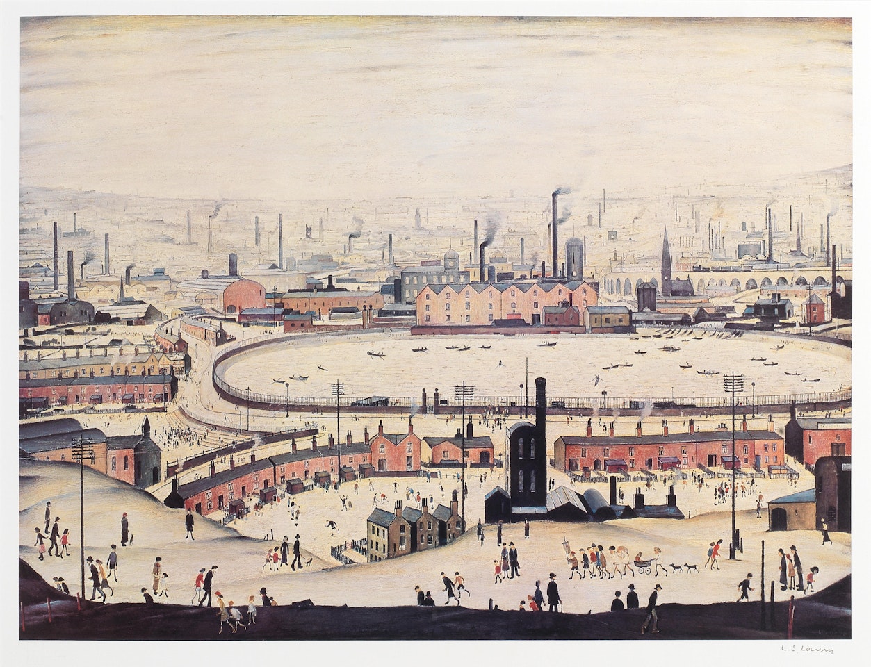 The Pond by Laurence Stephen Lowry
