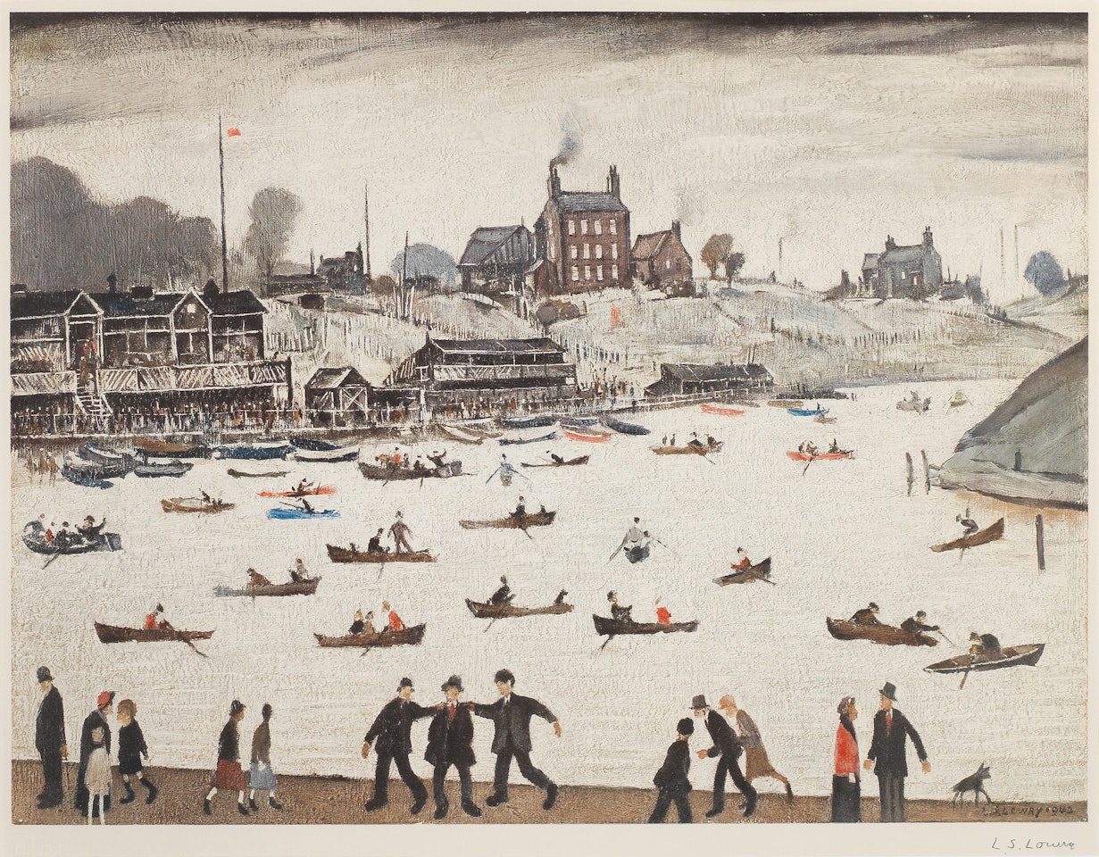 Crime Lake by Laurence Stephen Lowry