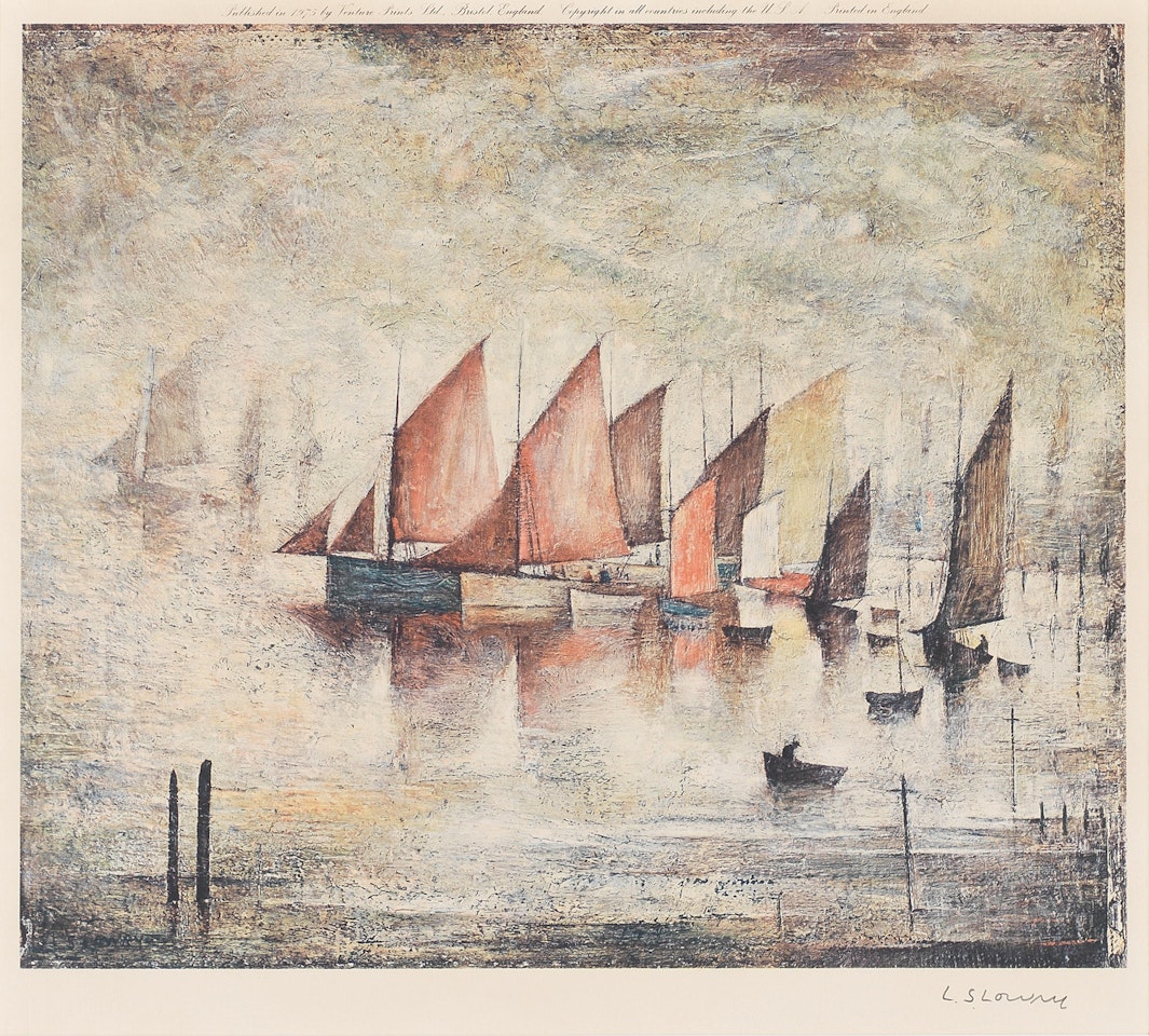 Sailing Boats by Laurence Stephen Lowry
