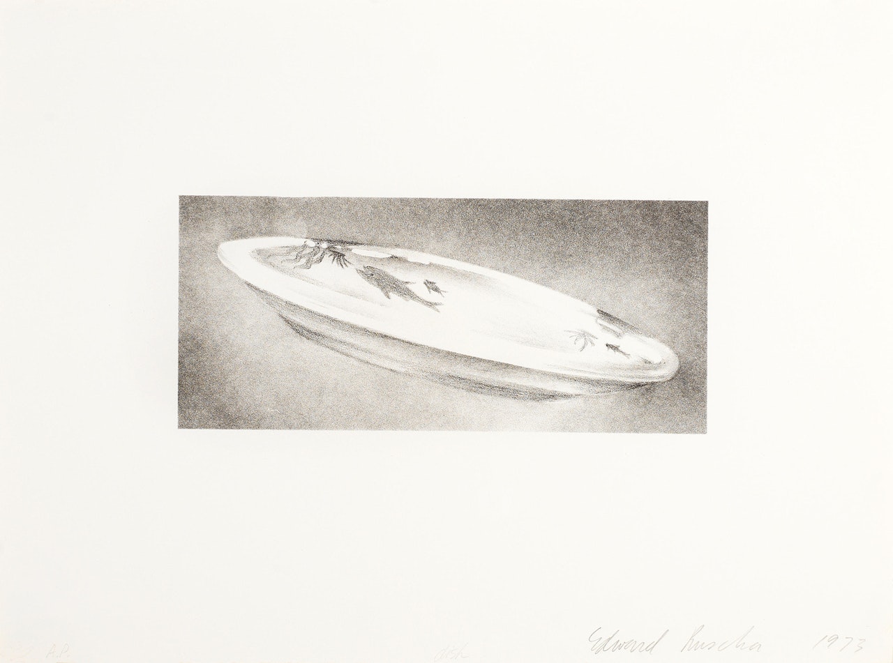 Dish by Ed Ruscha