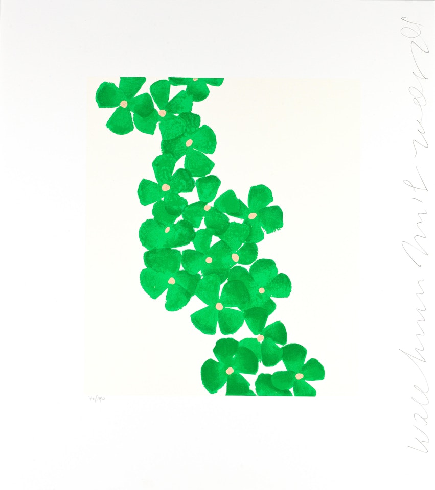 Wallflower 6, from 'Wallflowers Suite' by Donald Sultan