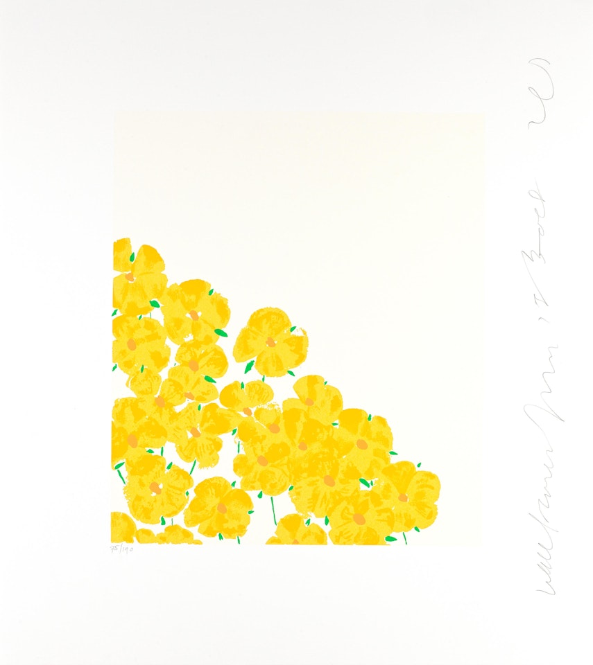 Wallflower 7, from 'Wallflowers Suite' by Donald Sultan