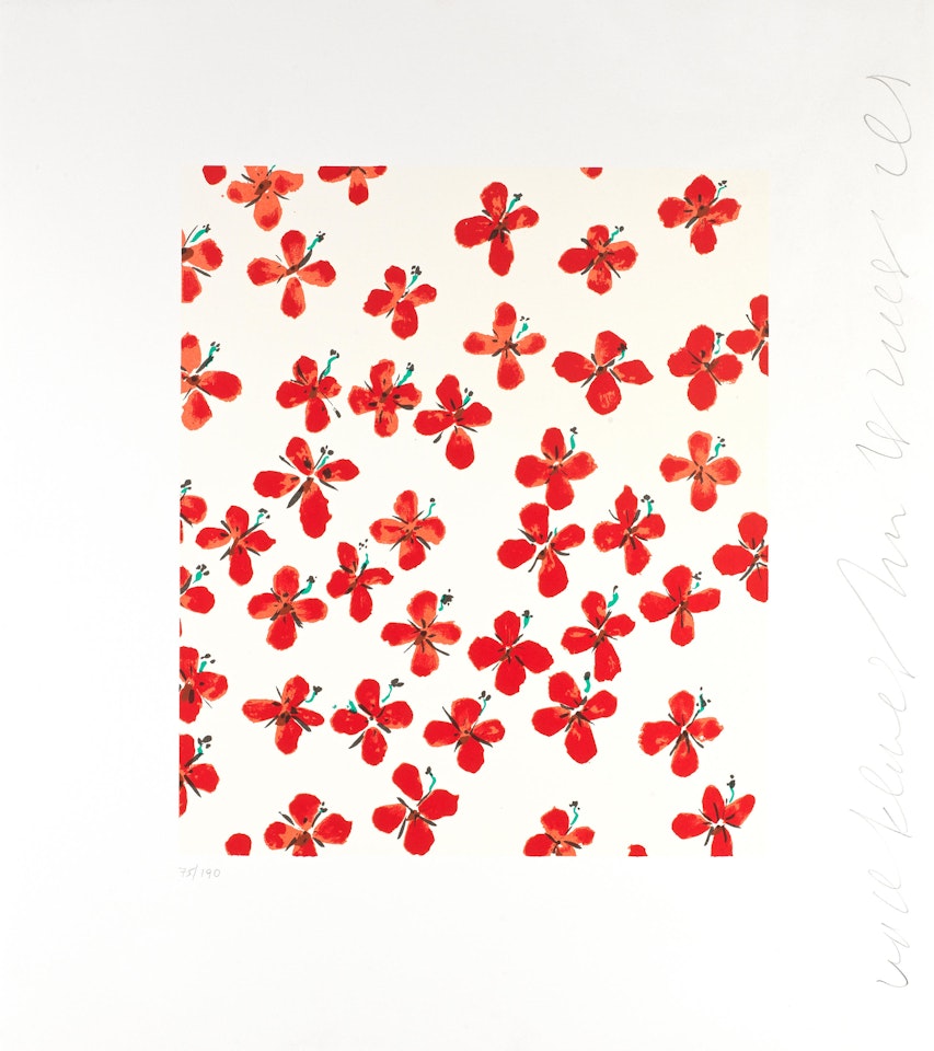 Wallflower 2, from 'Wallflowers Suite' by Donald Sultan