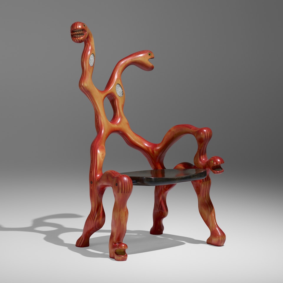 Chaise serpent by Niki de Saint Phalle