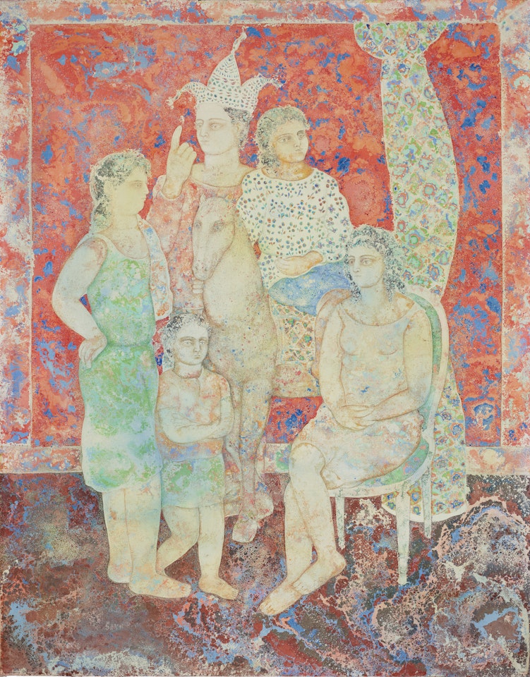 Untitled (The Family) by Sakti Burman