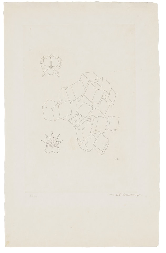 King and Queen by Marcel Duchamp