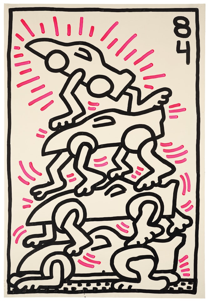 Untitled (Le Mans) by Keith Haring