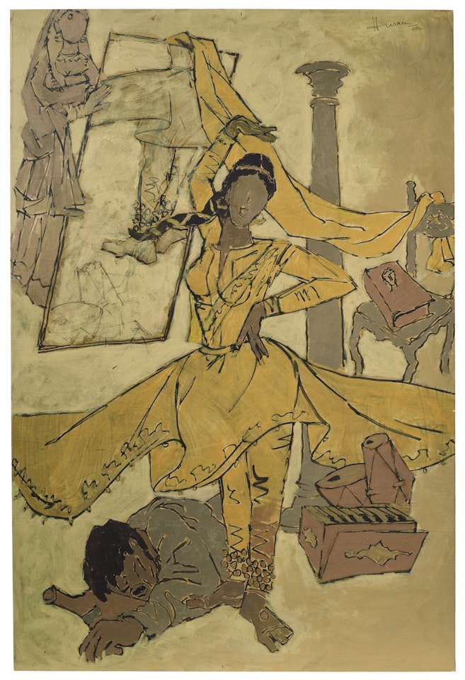 Untitled (Devdas) by M.F. Husain