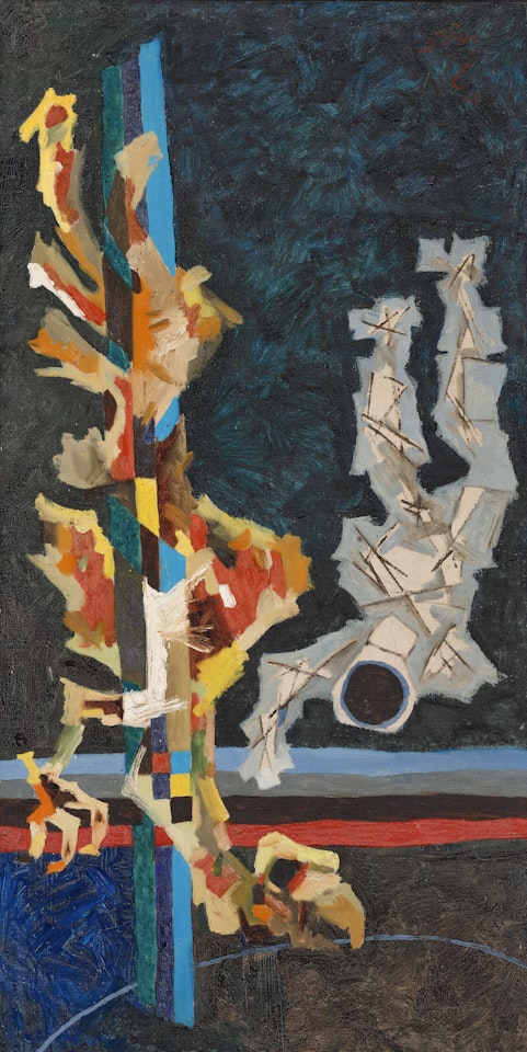 Untitled (Astronaut) by M.F. Husain