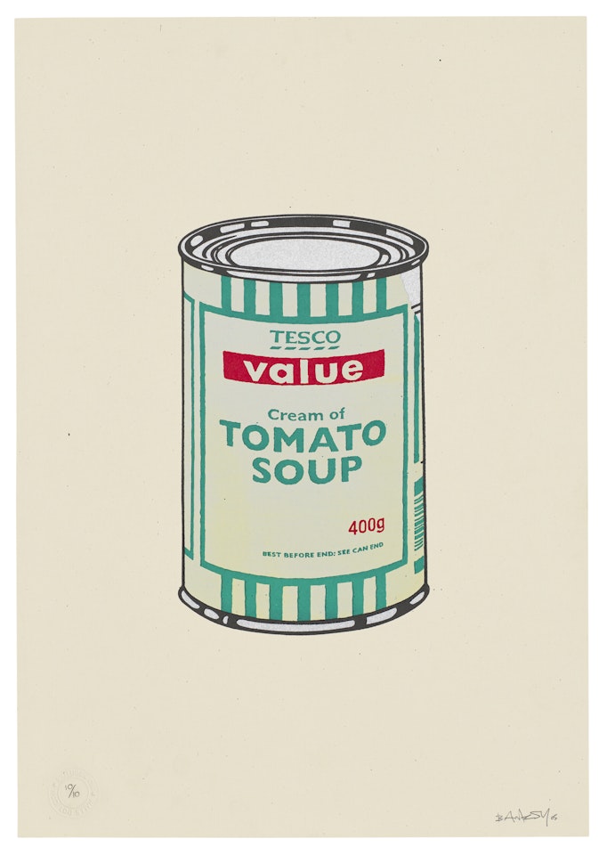 Soup Can - Mint / Emerald Green by Banksy