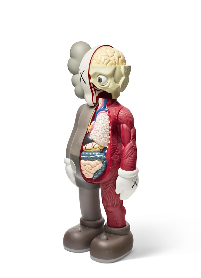 FOUR-FOOT DISSECTED COMPANION (BROWN) by Kaws