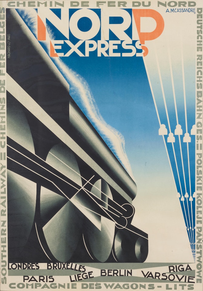 Nord Express by Cassandre (Adolphe Jean-Marie Mouron)