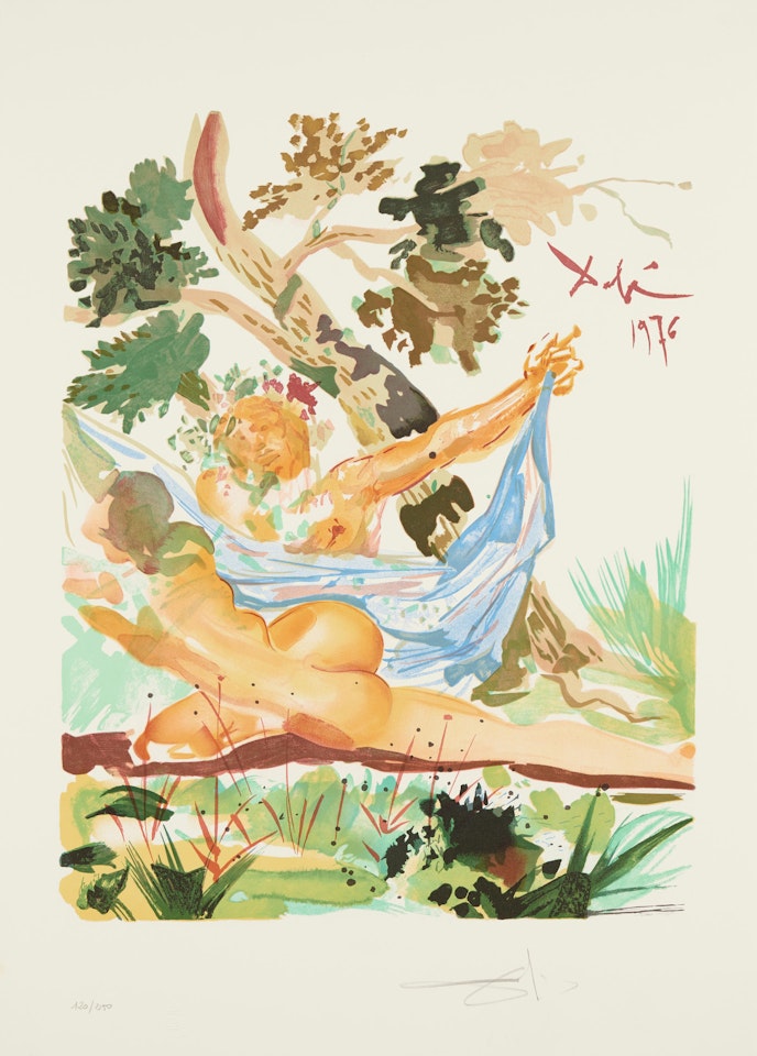 Infidèle épouse de Ménélas, from L'Art d'Aimer d'Ovide by Salvador Dali