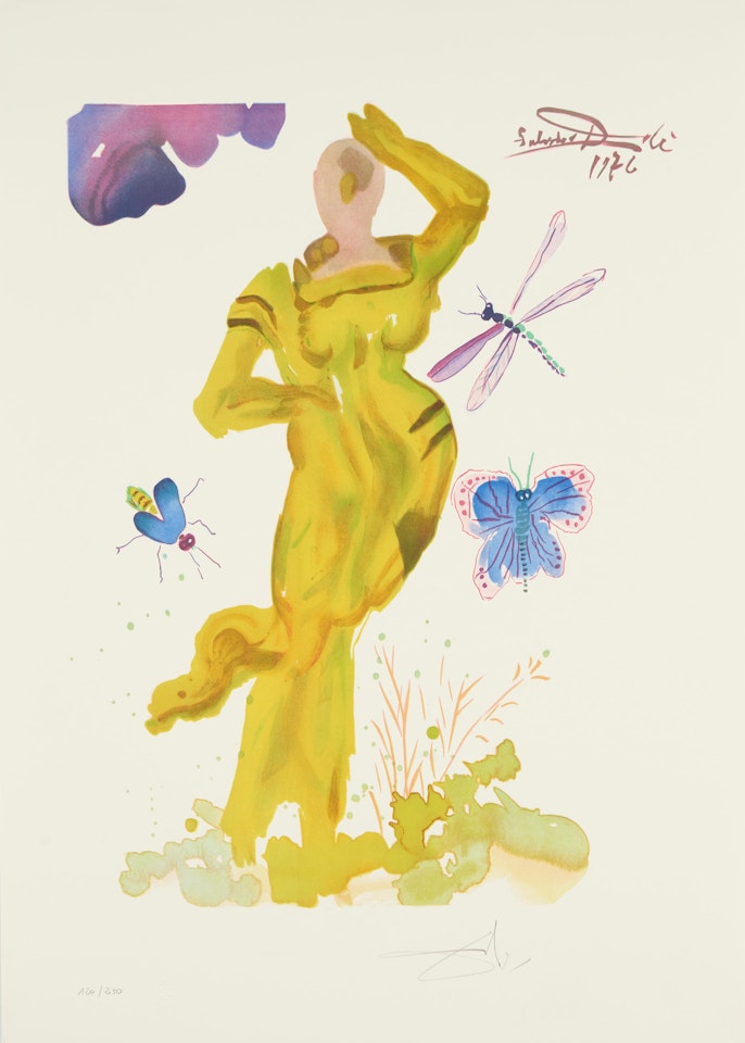 Divine Erato, from L'Art d'Aimer d'Ovide by Salvador Dali