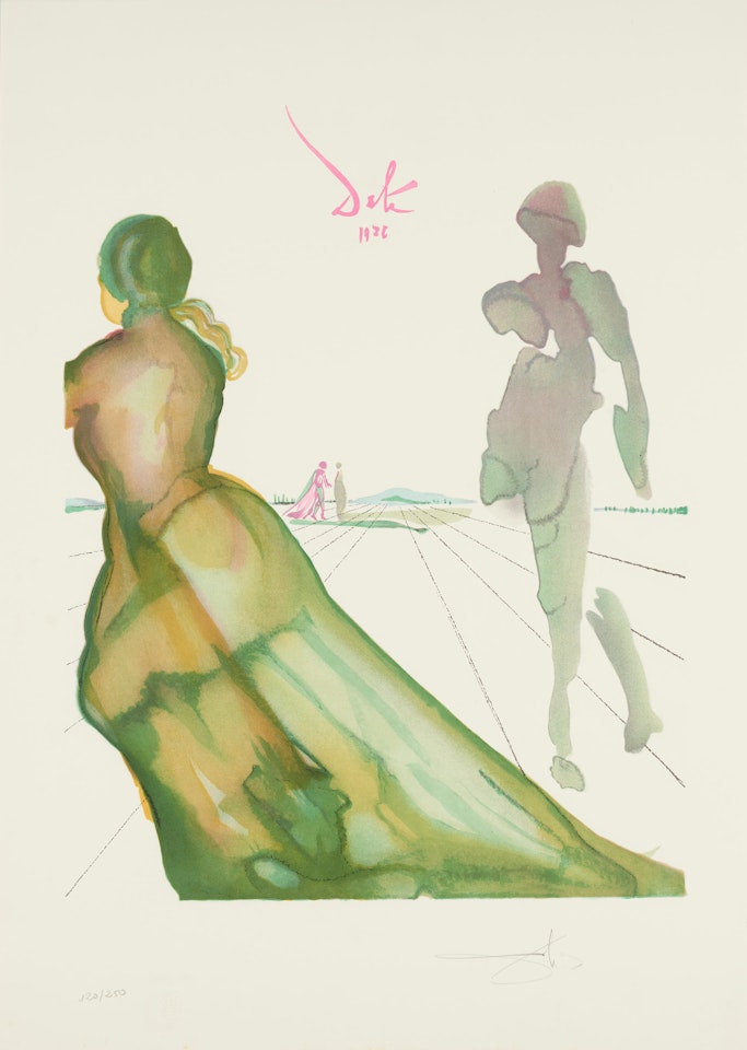 La Déesse de Cythère, from L'Art d'Aimer d'Ovide by Salvador Dali