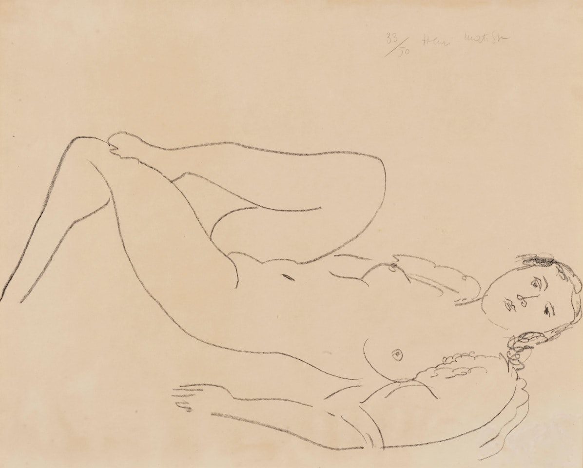 La blouse turque, Étude de jambes, pl.80 by Henri Matisse