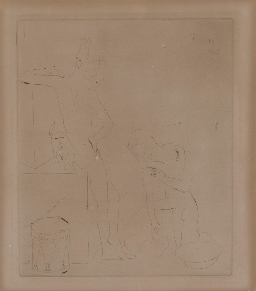 Le Bain, from La Suite des Saltimbanques by Pablo Picasso