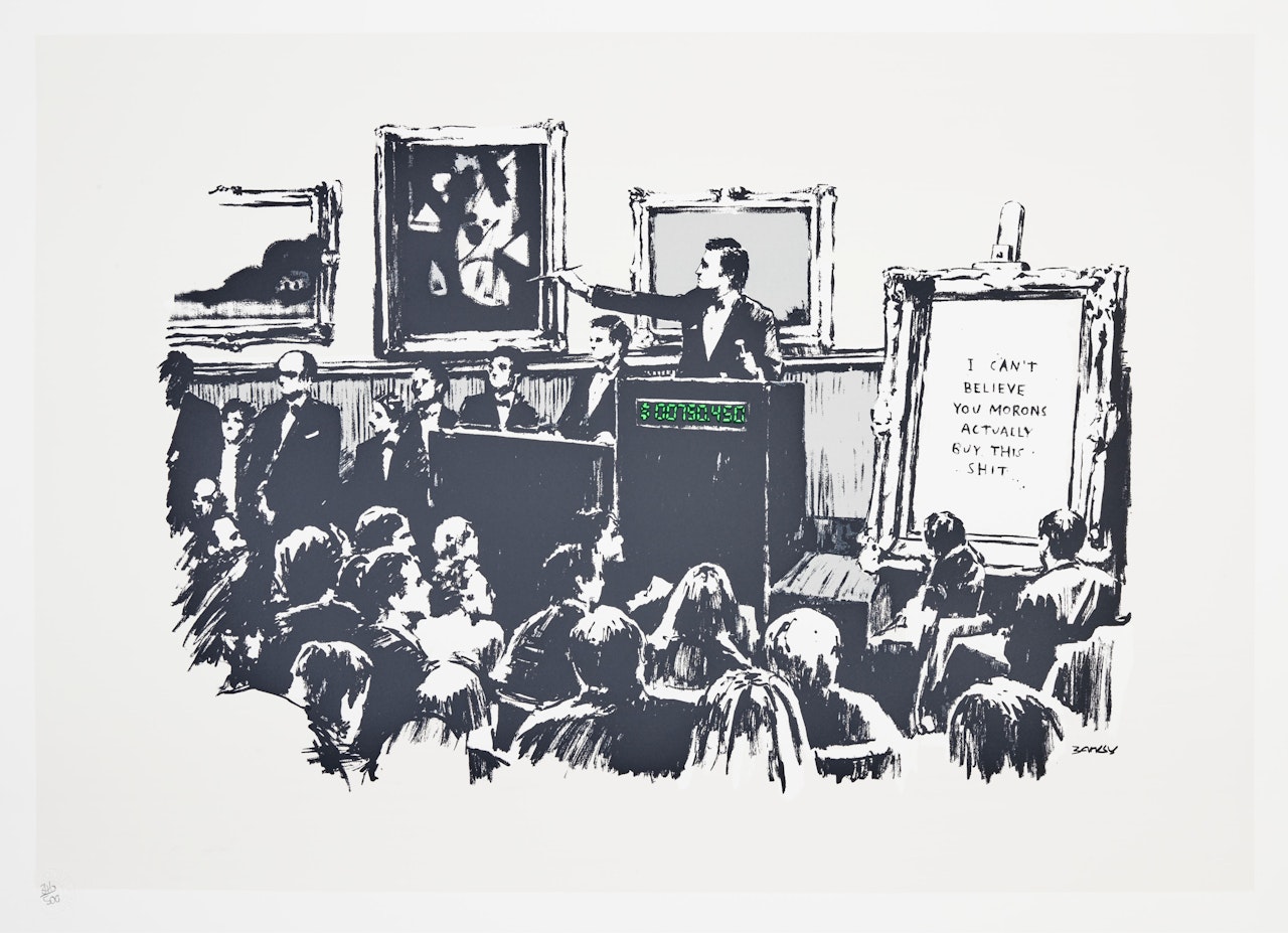 Morons by Banksy