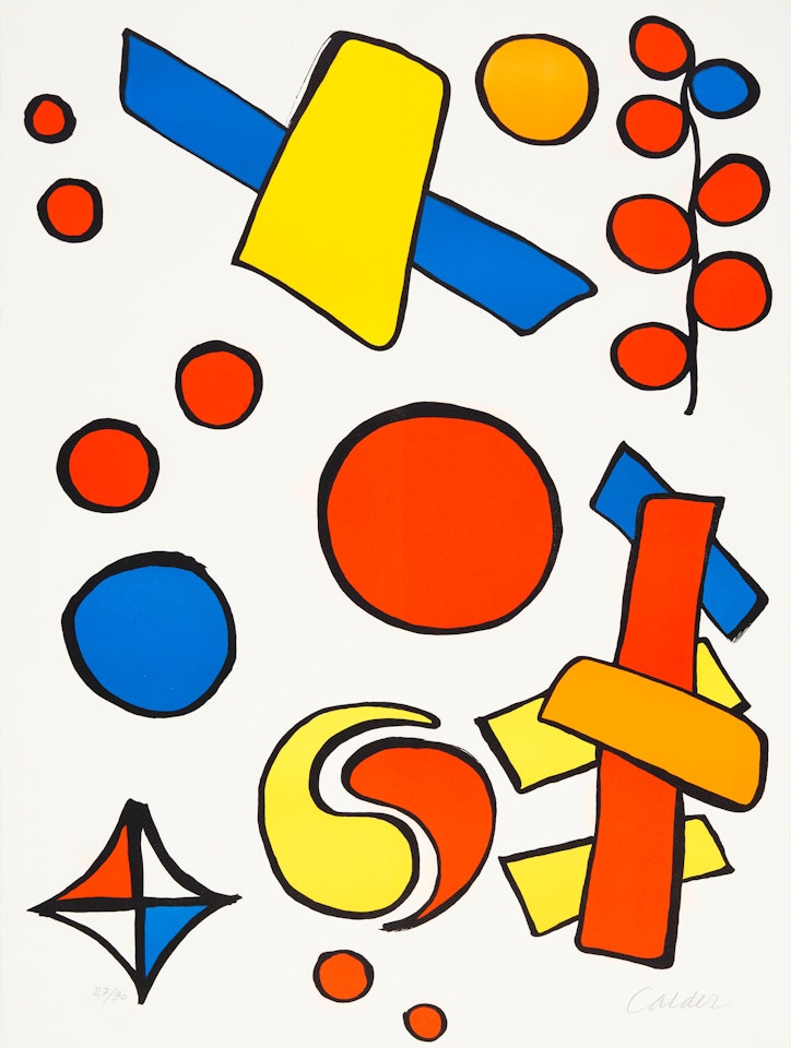 Alphabet Surtout O by Alexander Calder