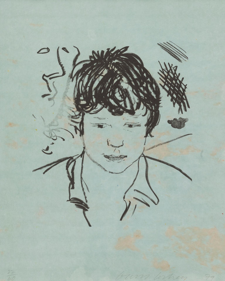 Study of Byron by David Hockney