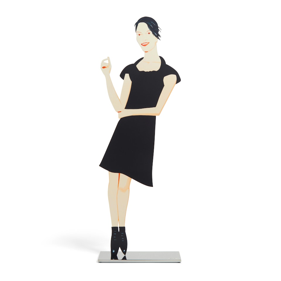 Black Dress 7 (Carmen), from The Black Dress Cutouts by Alex Katz