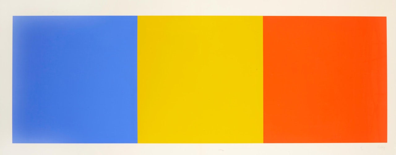 Blue, Yellow and Red Squares by Ellsworth Kelly