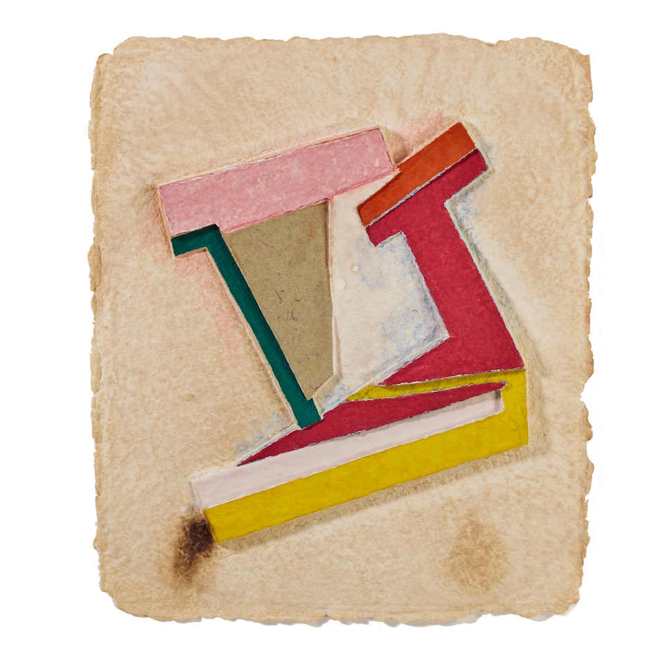 Olyka (III), from Paper Relief Project by Frank Stella