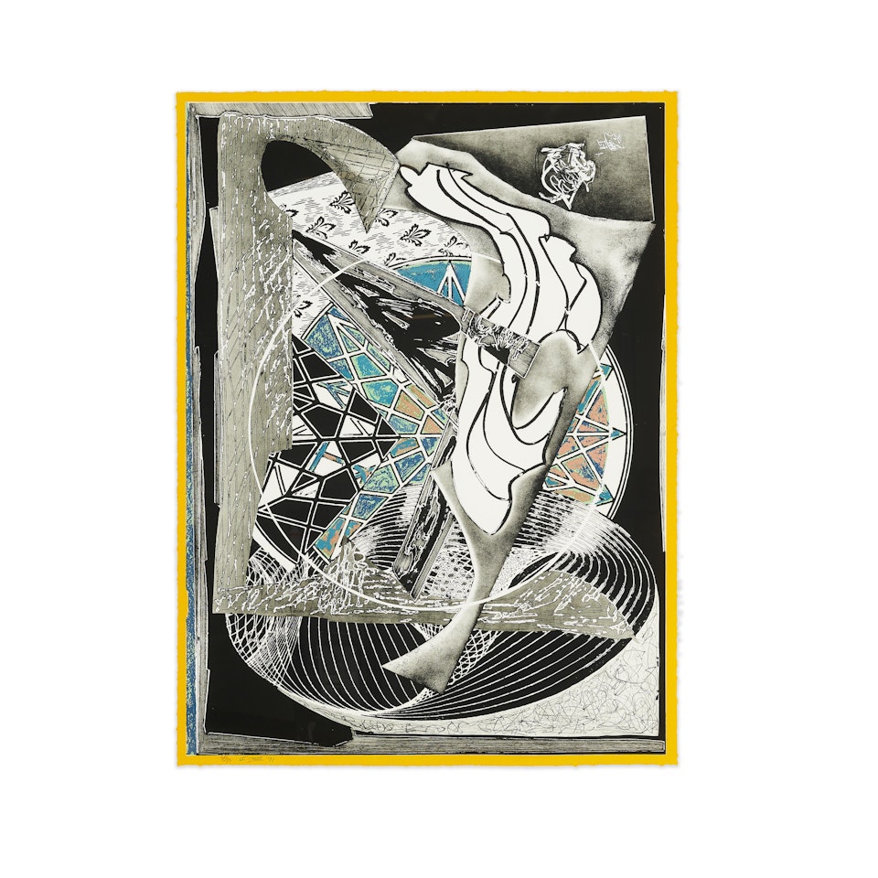 Jonah Historically Regarded, from Moby Dick Engravings by Frank Stella