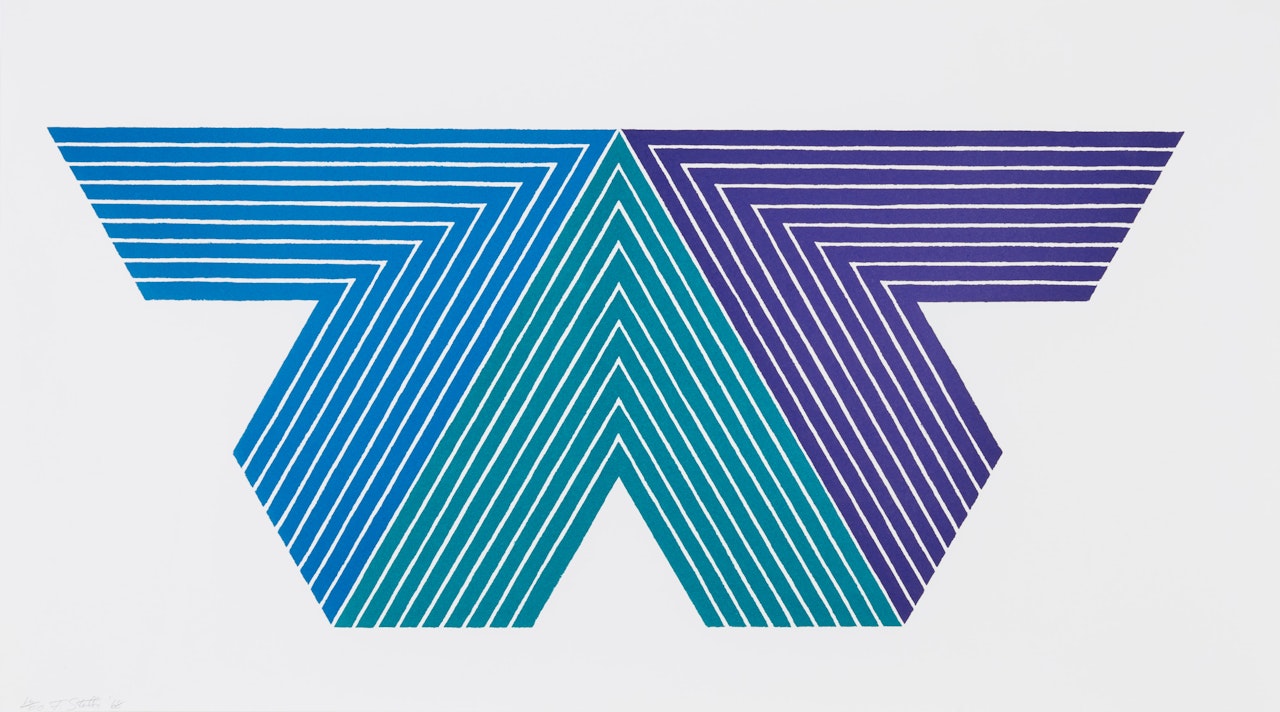 Black Adder, from V Series by Frank Stella