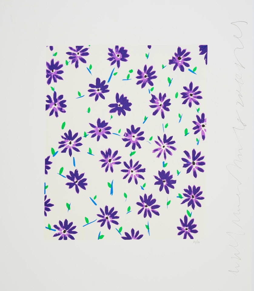 Wallflower 22, from Wallflowers Suite by Donald Sultan