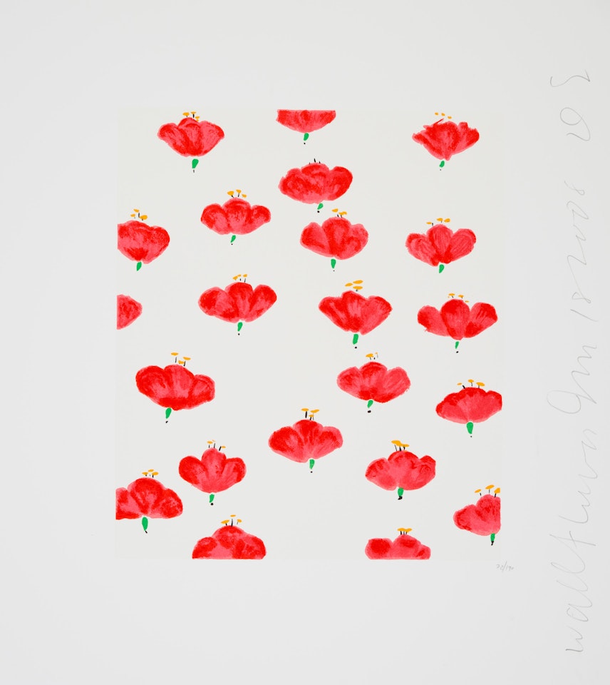 Wallflower 32, from Wallflowers Suite by Donald Sultan