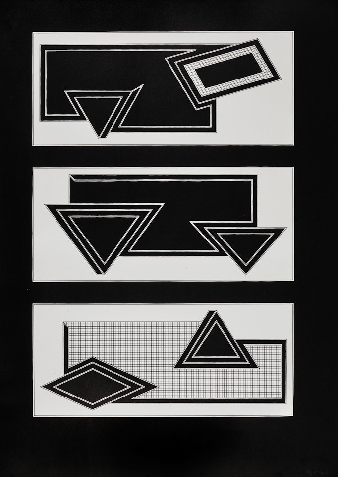 Black Stack, from Stacks by Frank Stella