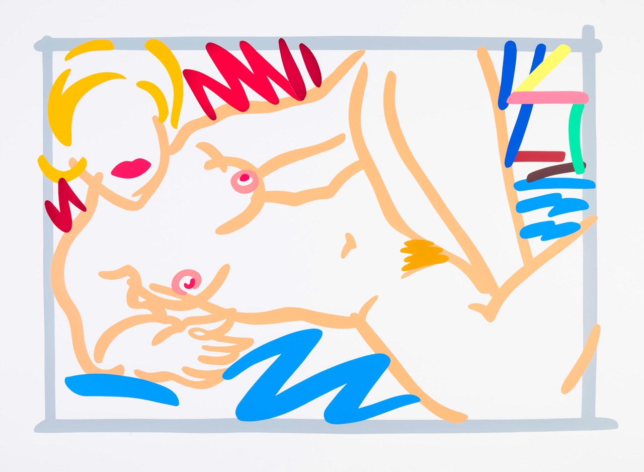 Judy on a Blue Blanket by Tom Wesselmann