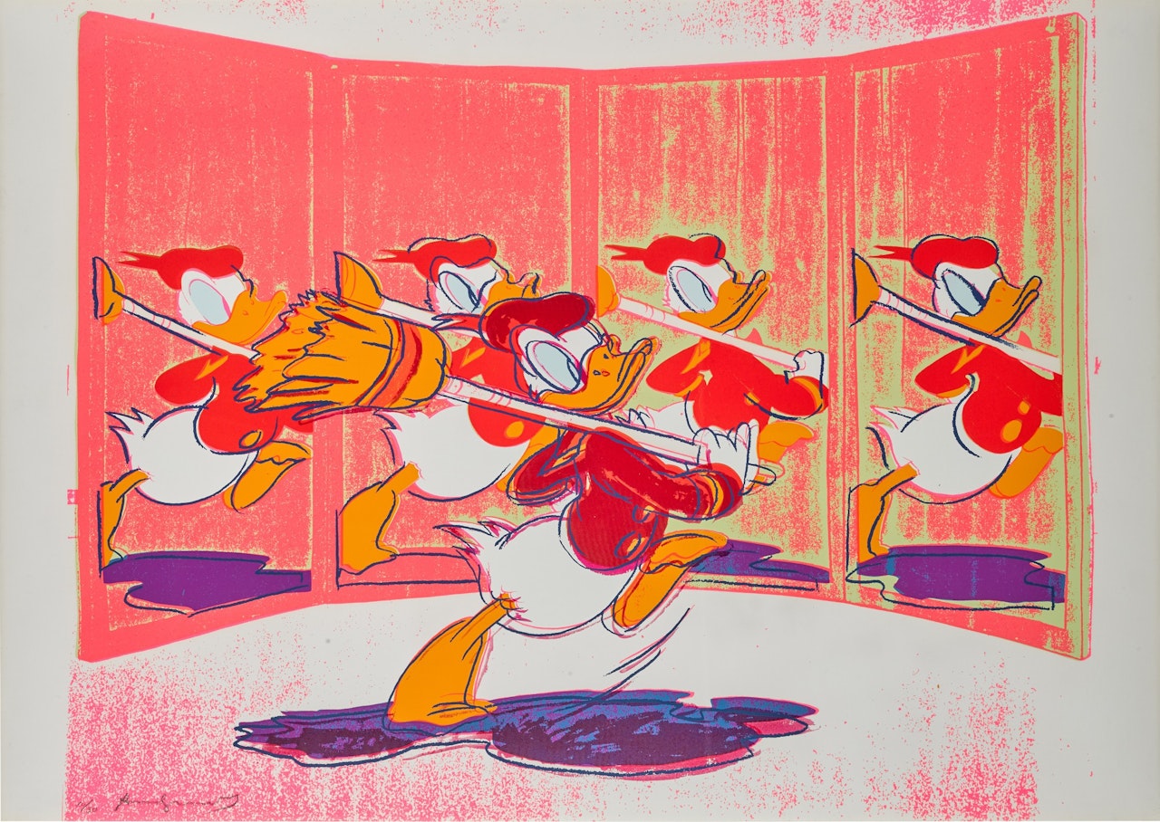 Anniversary Donald Duck (F. & S. II.A360) by Andy Warhol