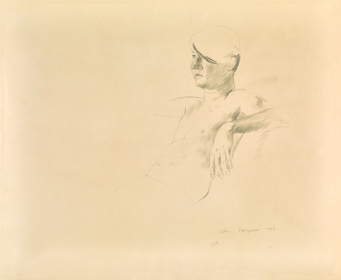 John, Hollywood by David Hockney