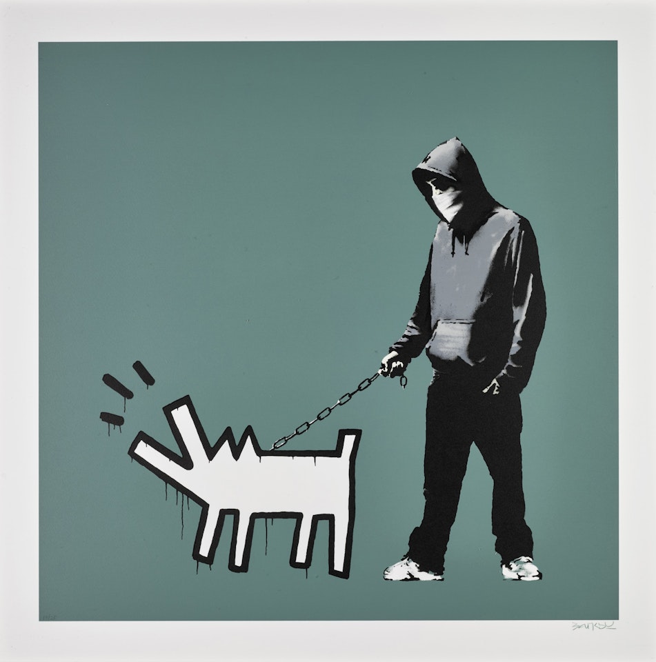 Choose Your Weapon (Slate) by Banksy