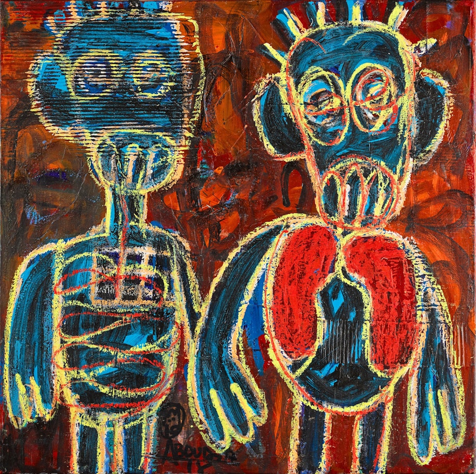 Deux Amis by Aboudia Abdoulaye Diarrassouba