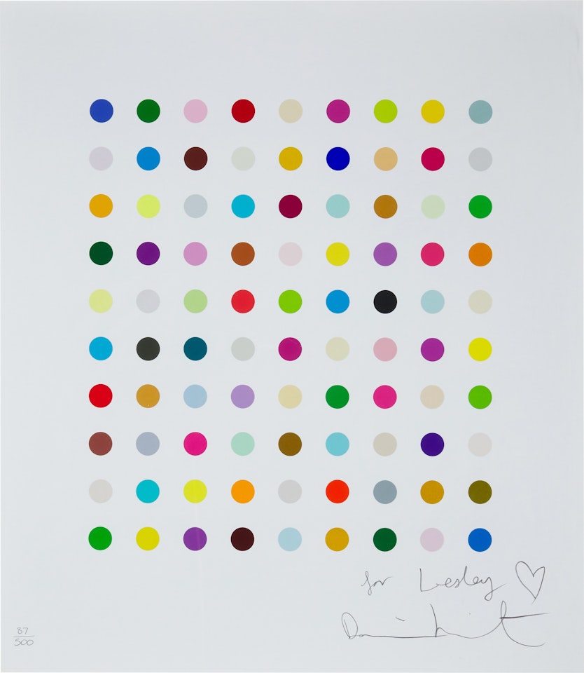 Untitled Spot Print by Damien Hirst