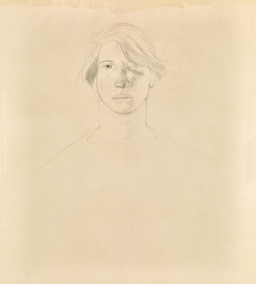 Peter's Head by David Hockney