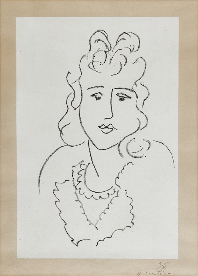 Portrait de Femme (Duthuit 558) by Henri Matisse