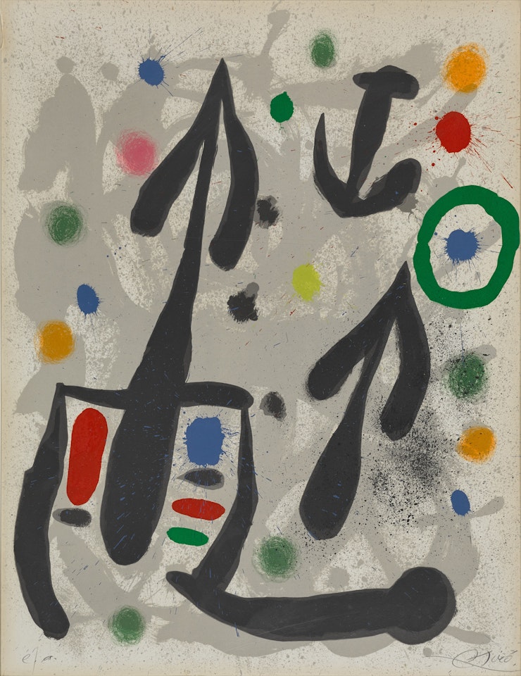 Les Perseides: Plate II (M. 657) by Joan Miró