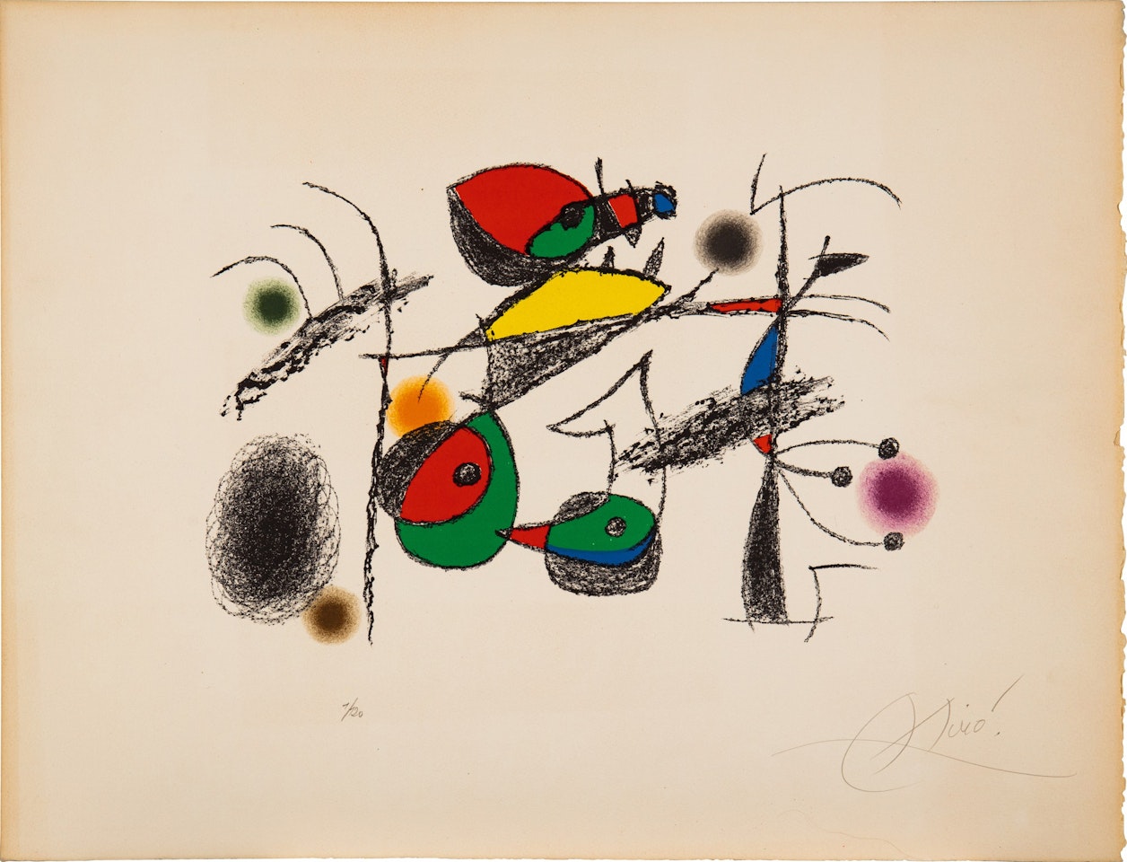 Raymond Queneau (M. 1077) by Joan Miró
