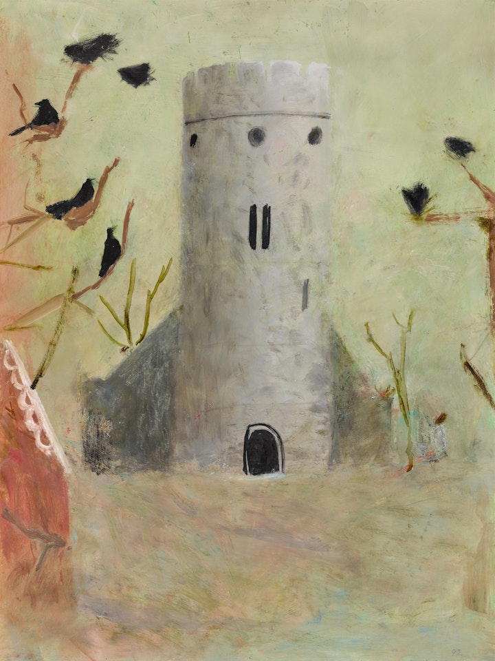 Rooks Gathering by Mary Newcomb