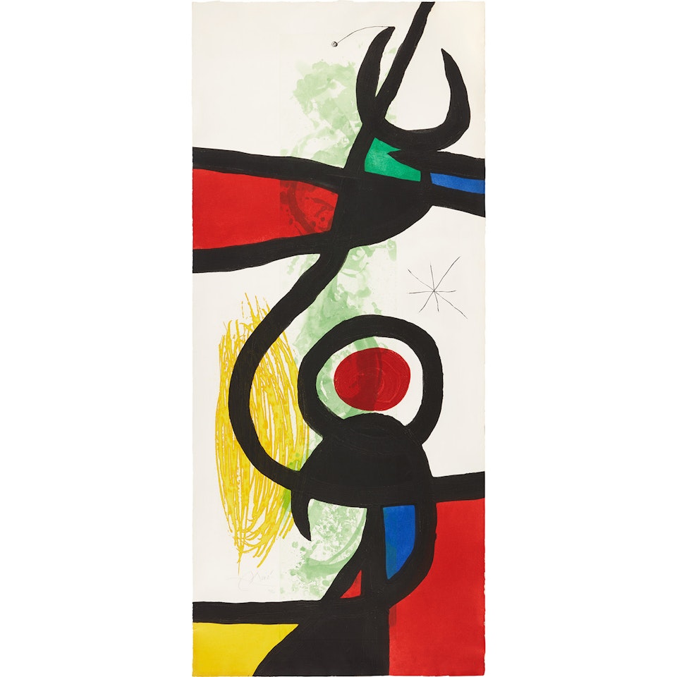 Les Grandes manœuvres (The Great Maneuvers) (D. 575) by Joan Miró