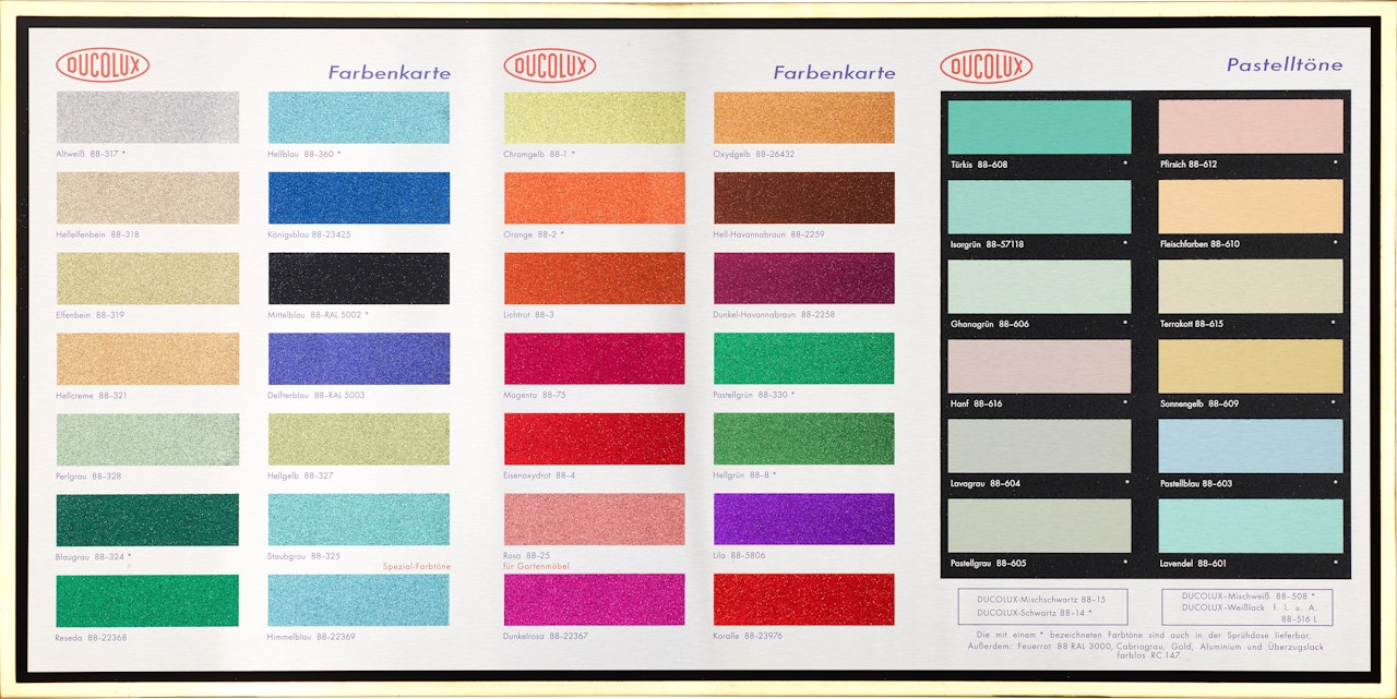 Colour Chart (Glitter) (H3) by Damien Hirst