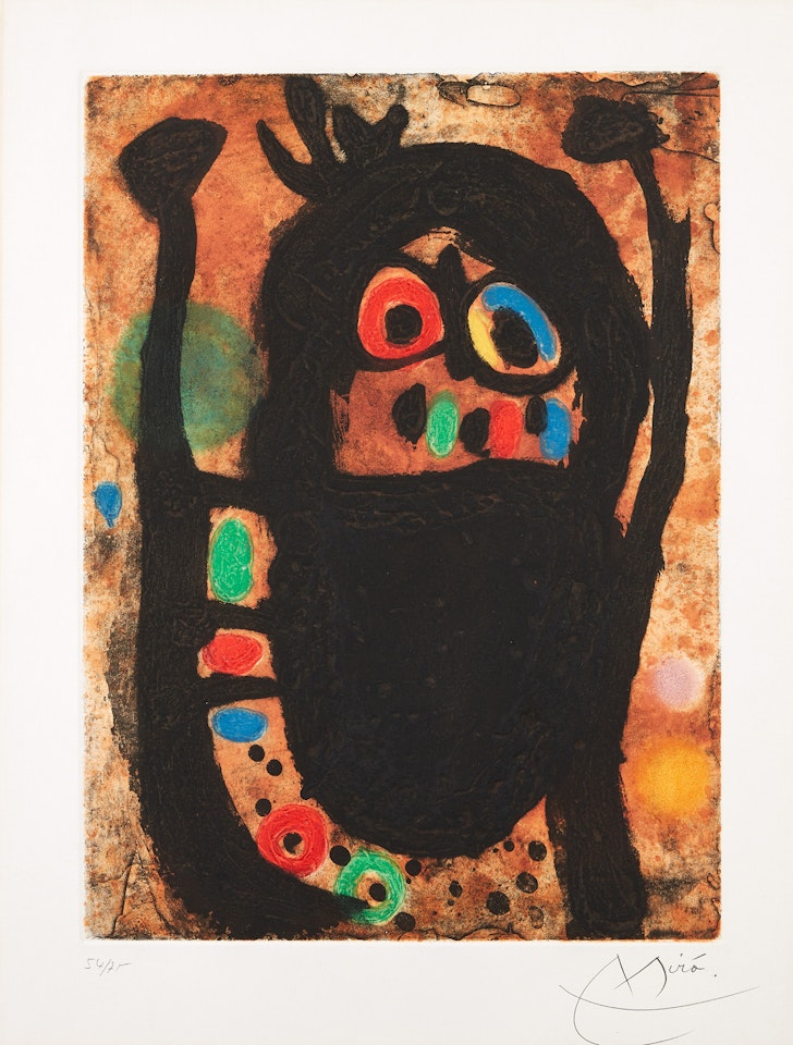 Femme aux bijoux (Woman with Jewelry) (D. 452) by Joan Miró